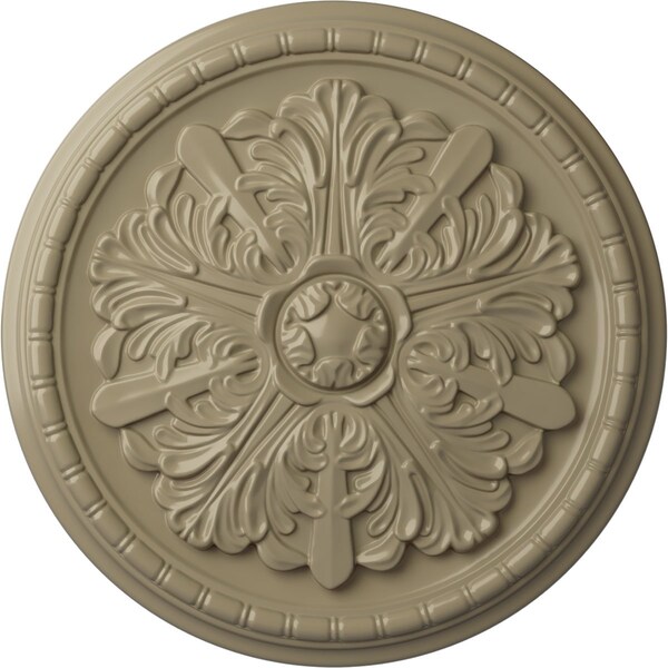 Ekena Millwork Washington Ceiling Medallion (Fits Canopies up to 2 7/8"), 17 1/8"OD x 1 1/2"P, Gobi Desert CM17WAGDF - main